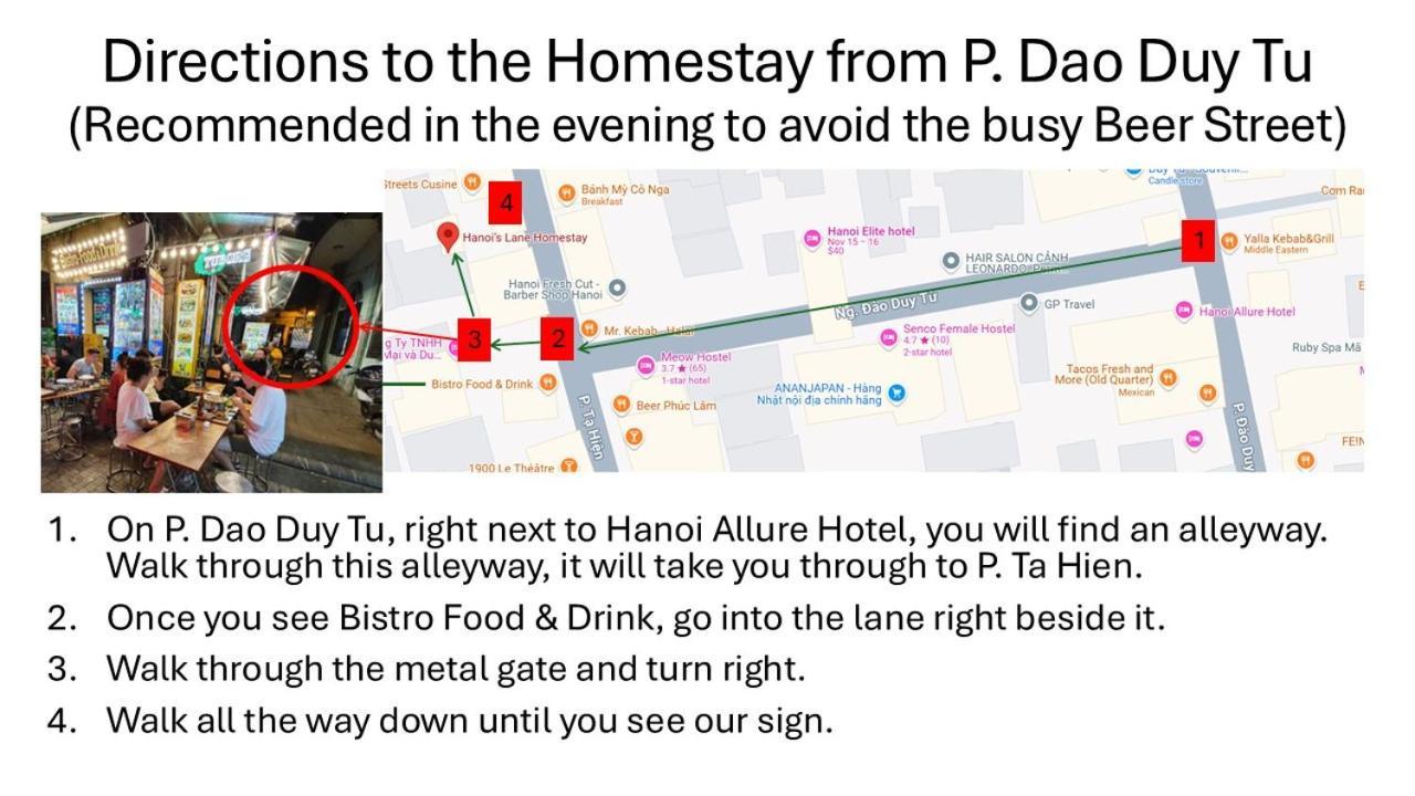 Hanoi'S Lane Homestay المظهر الخارجي الصورة